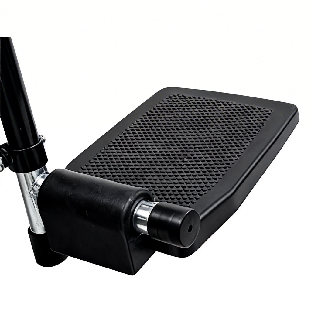 Roulettes avant pour fauteuil roulant BME 4617TT, détail de la maniabilité de la direction en douceur