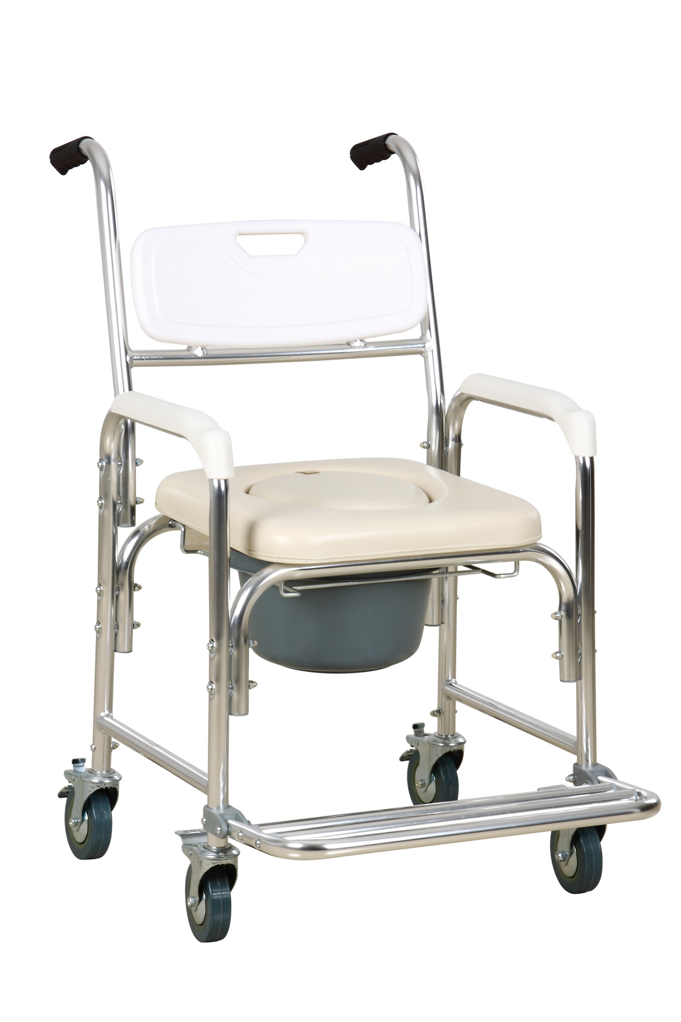 Why do most people now choose to use commode chairs for elderly