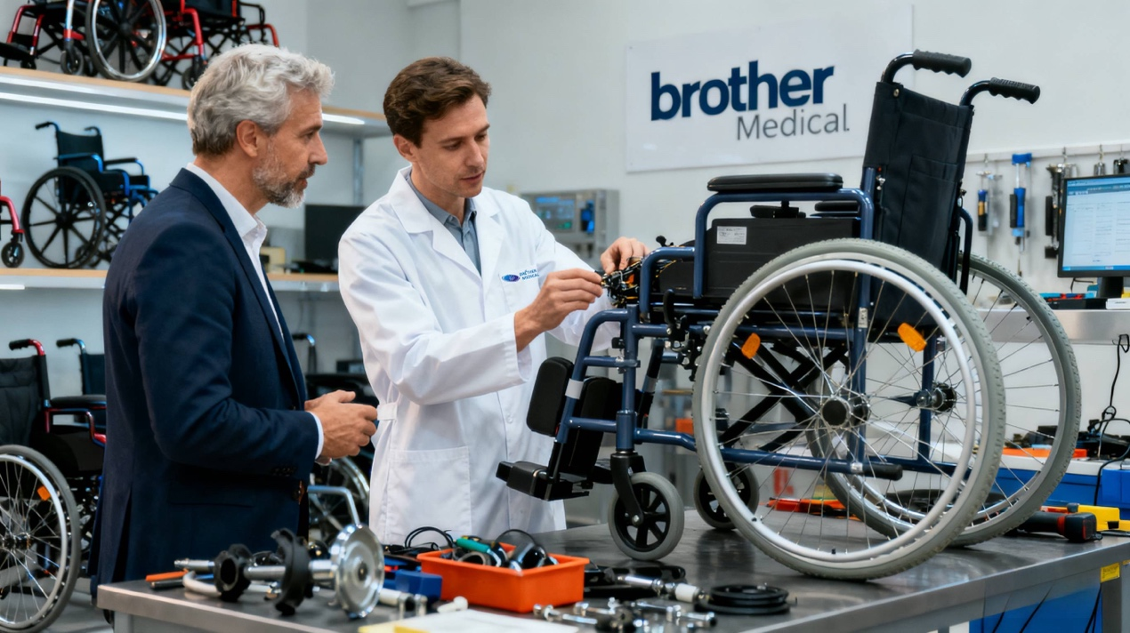 BrotherMedical Expert aide à améliorer la qualité des fauteuils roulants
