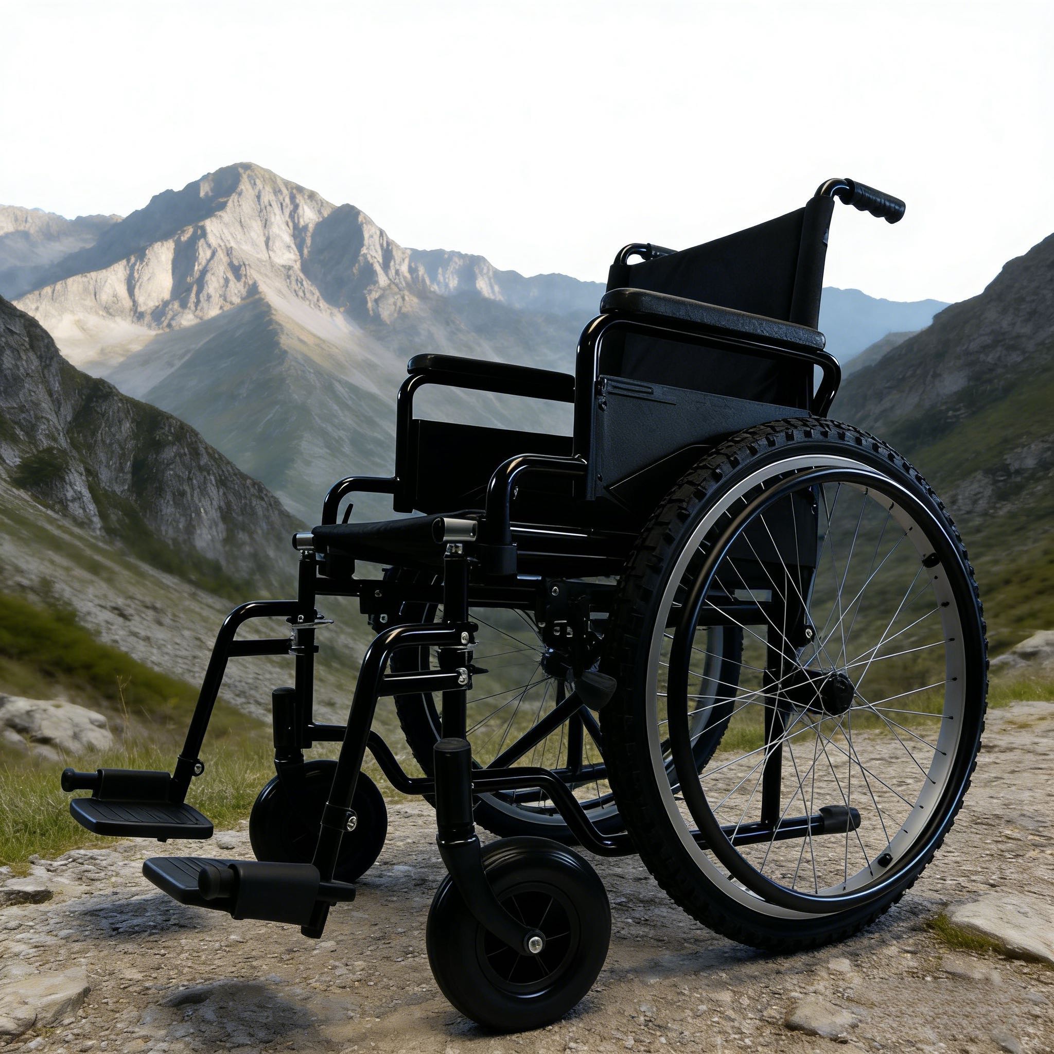 Brother Medical Especialista en Off Road para Norteamérica, robustez, aventura y rendimiento de servicio pesado. Neumáticos con banda de rodadura de alta tracción y chasis reforzado de alta resistencia.