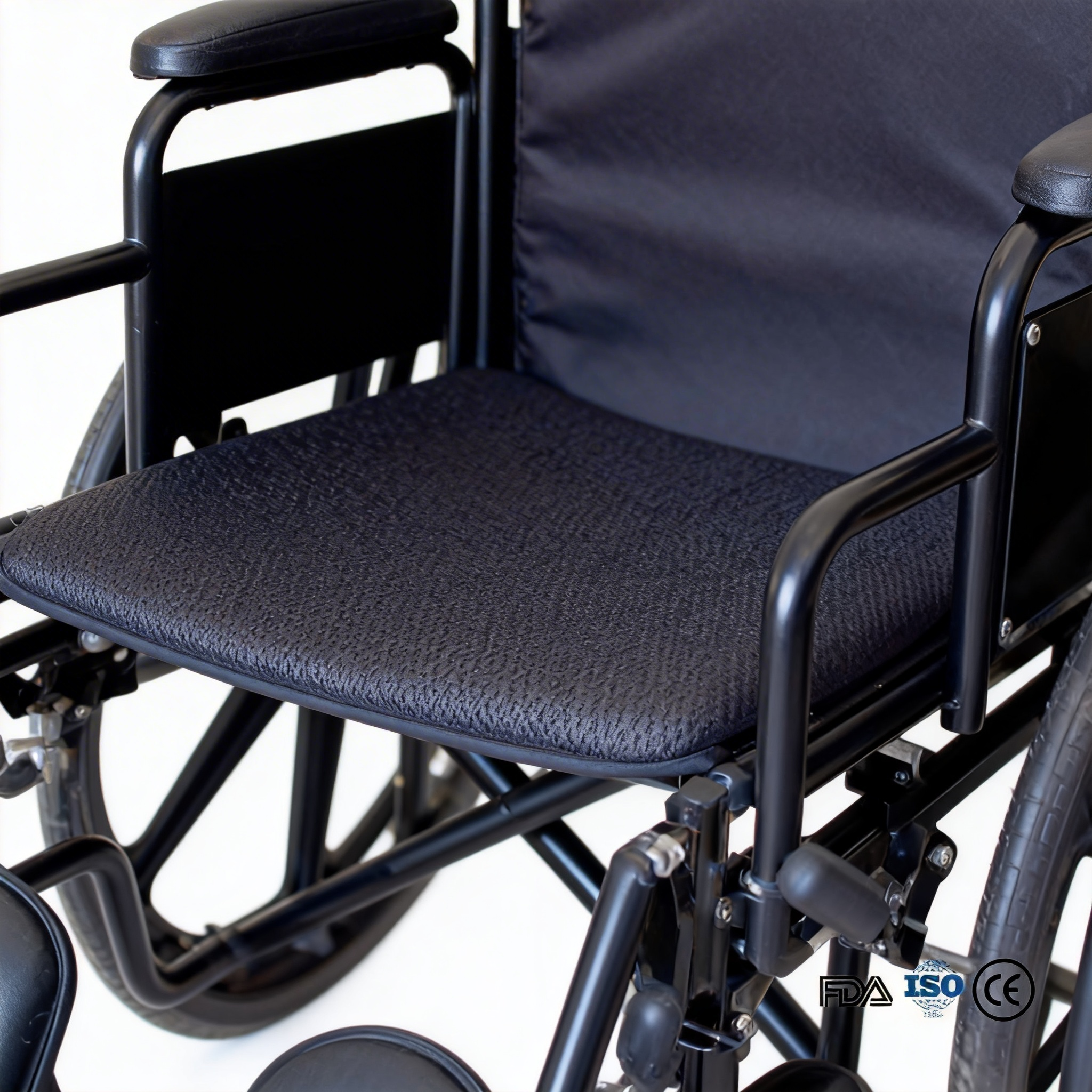 Revêtement en tissu Oxford robuste et résistant aux déchirures pour fauteuil roulant d'une capacité de 500 lb