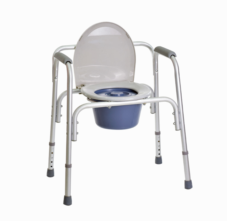 Self Propelled Small Medical Commode Chair from China manufacturer