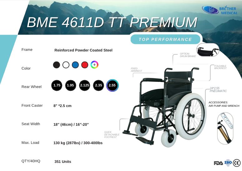 Roue arrière BME 4611D TT PREMIUM 2,55 cm, tout-terrain.png