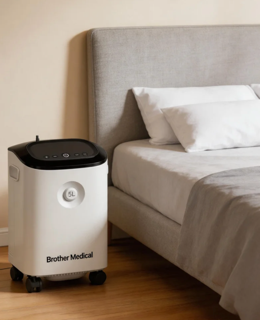 Machine à oxygène silencieuse pour chambre à coucher, pour soins à domicile pour personnes âgées