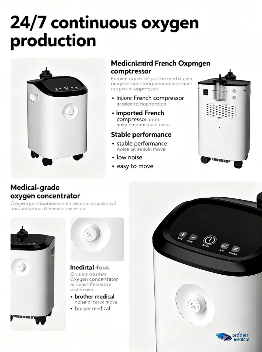 concentrateur d'oxygène médical 10L 5L